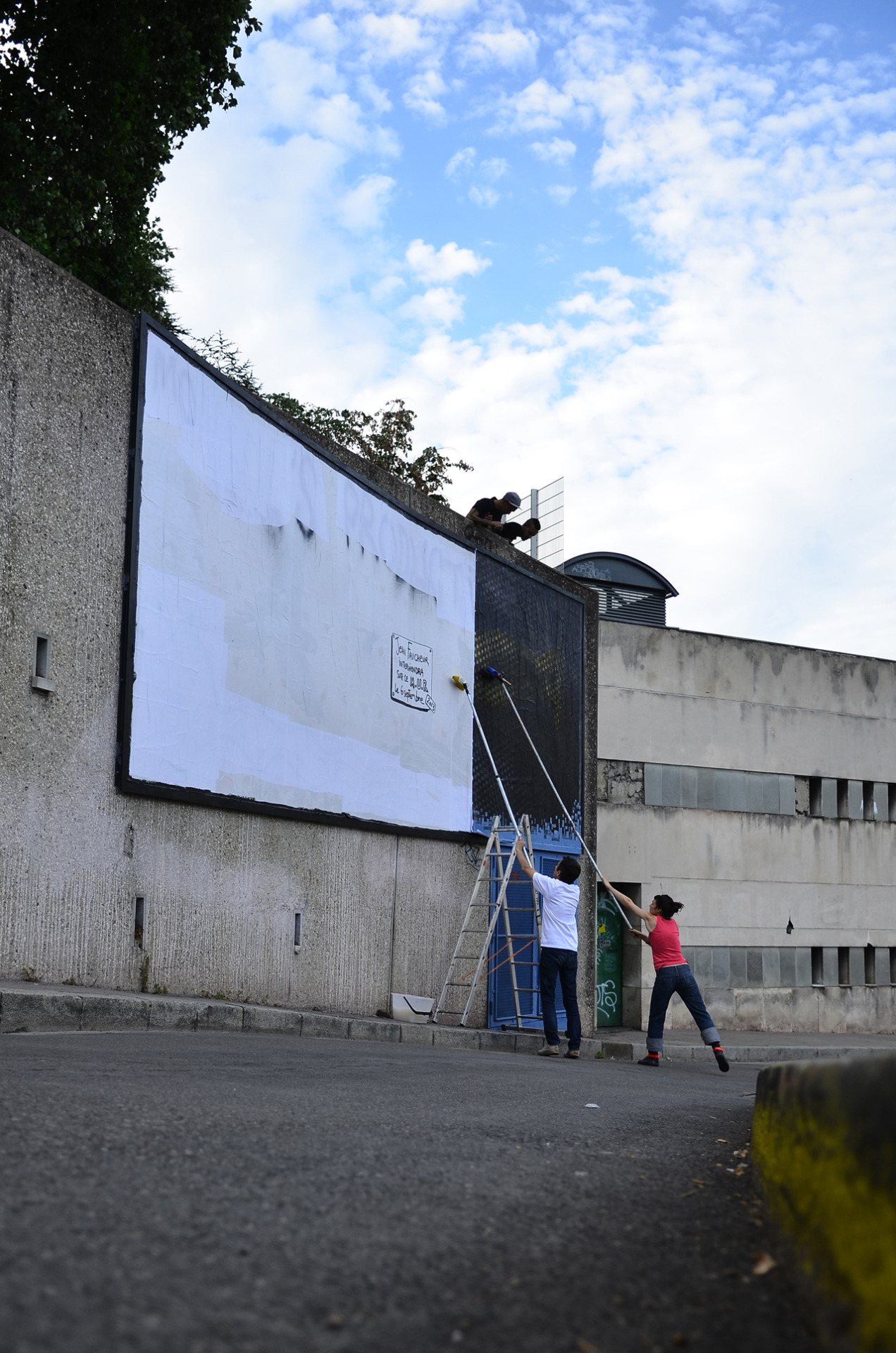 Collage de Jean Faucheur, Septembre 2013 — M.U.R Saint-Étienne