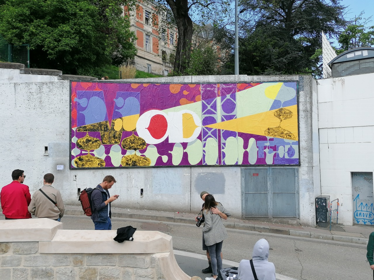 Collage de Romain Render, Mai 2022 — M.U.R Saint-Étienne