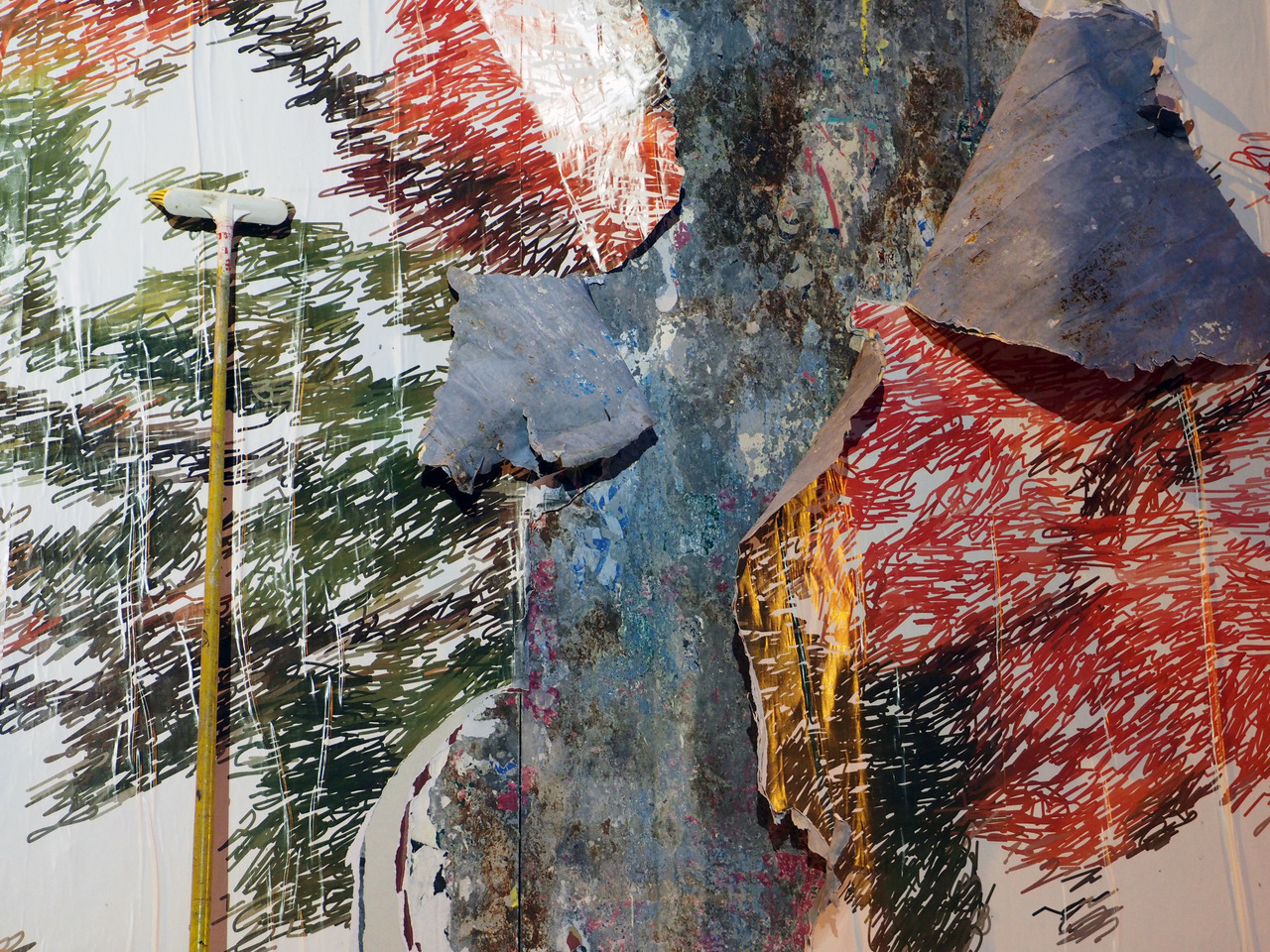 Collage de Inconnu, Novembre 2018 — M.U.R Saint-Étienne