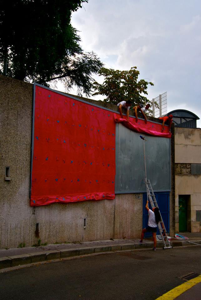 Collage de Inconnu, Juillet 2013 — M.U.R Saint-Étienne