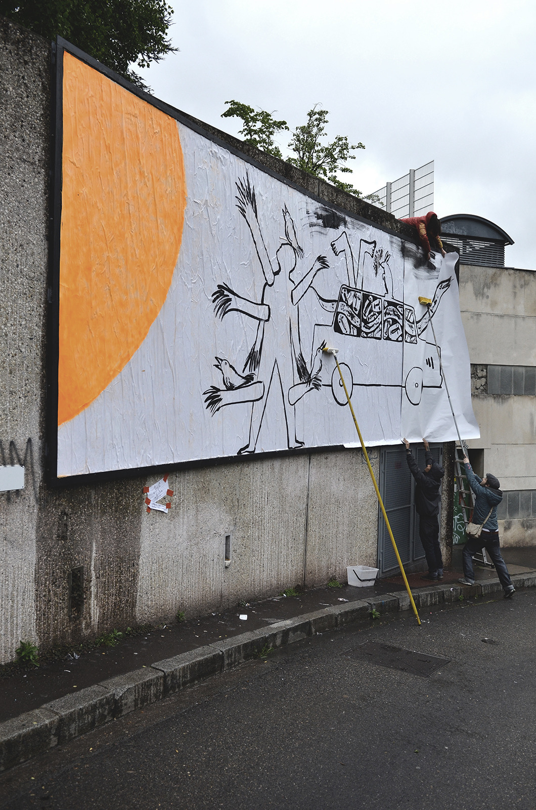 Collage de Inconnu, Mai 2014 — M.U.R Saint-Étienne