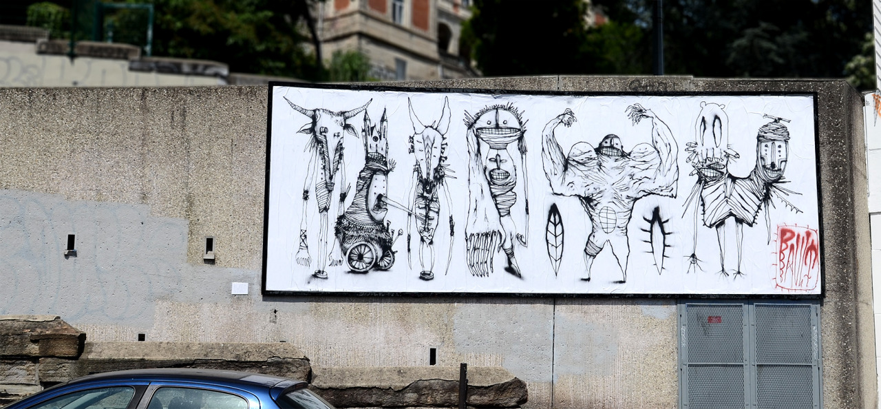 Collage de Inconnu, Juillet 2015 — M.U.R Saint-Étienne