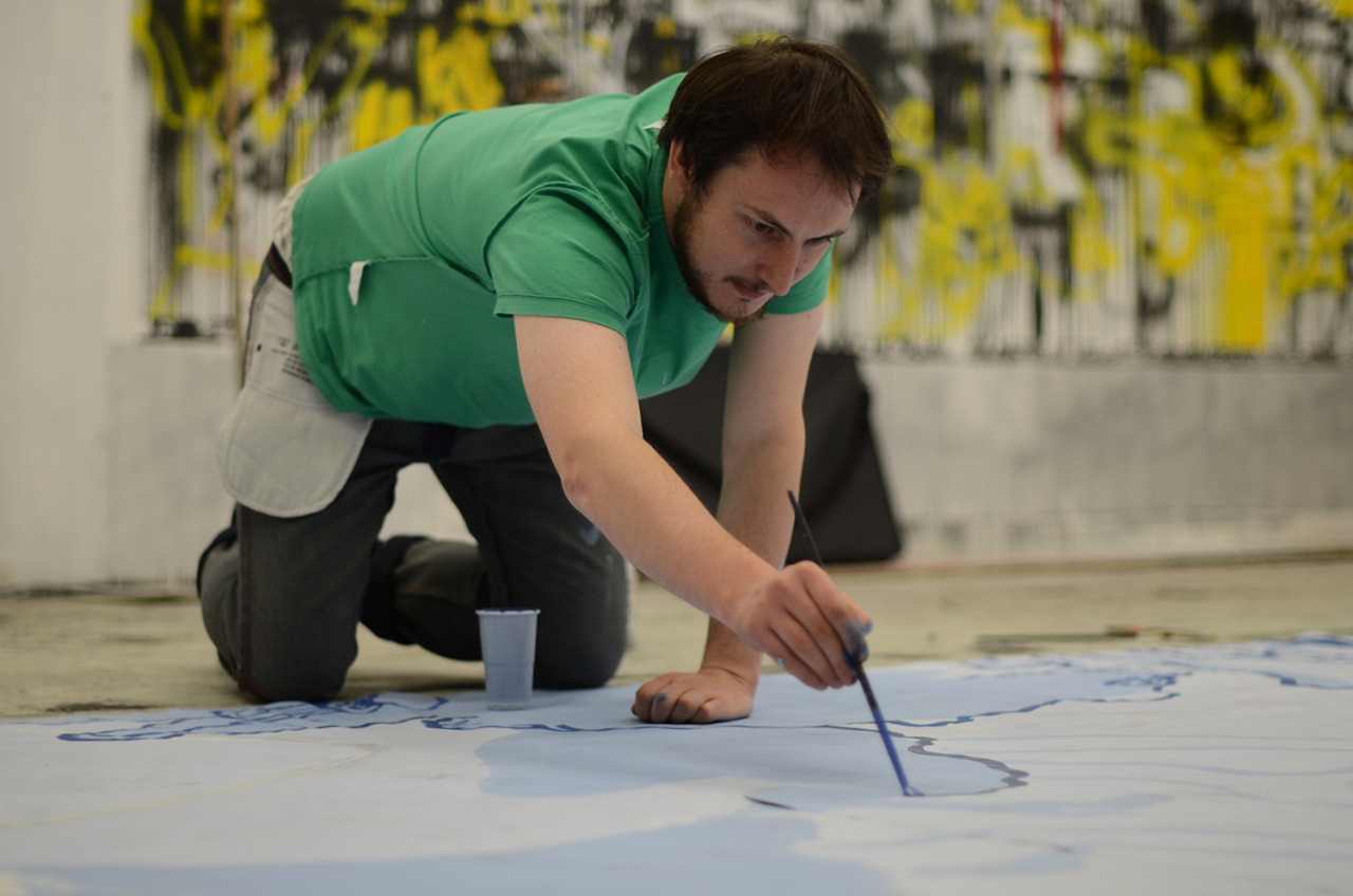 Collage de Inconnu, Décembre 2014 — M.U.R Saint-Étienne