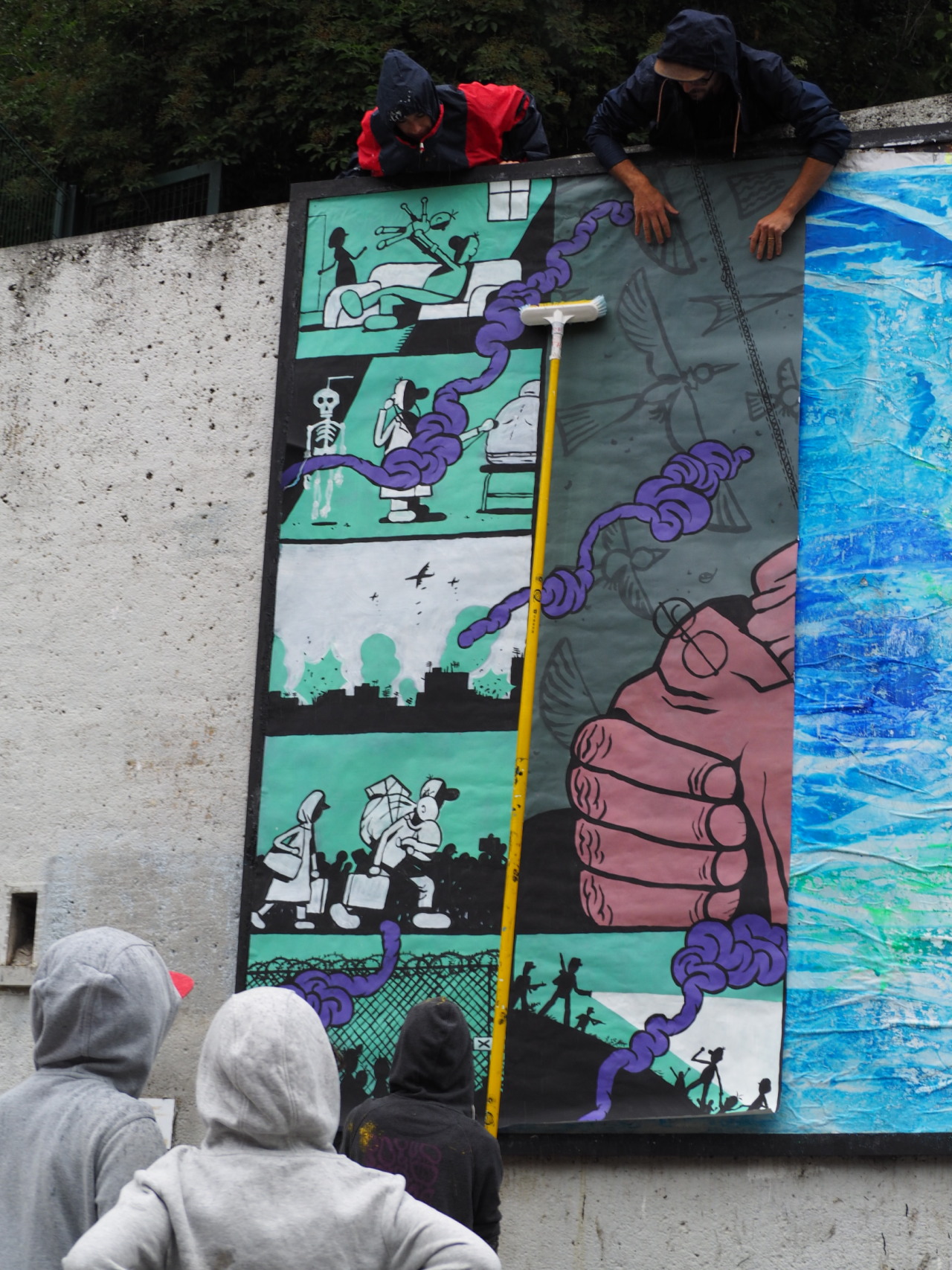 Collage de Pozla, Juillet 2021 — M.U.R Saint-Étienne