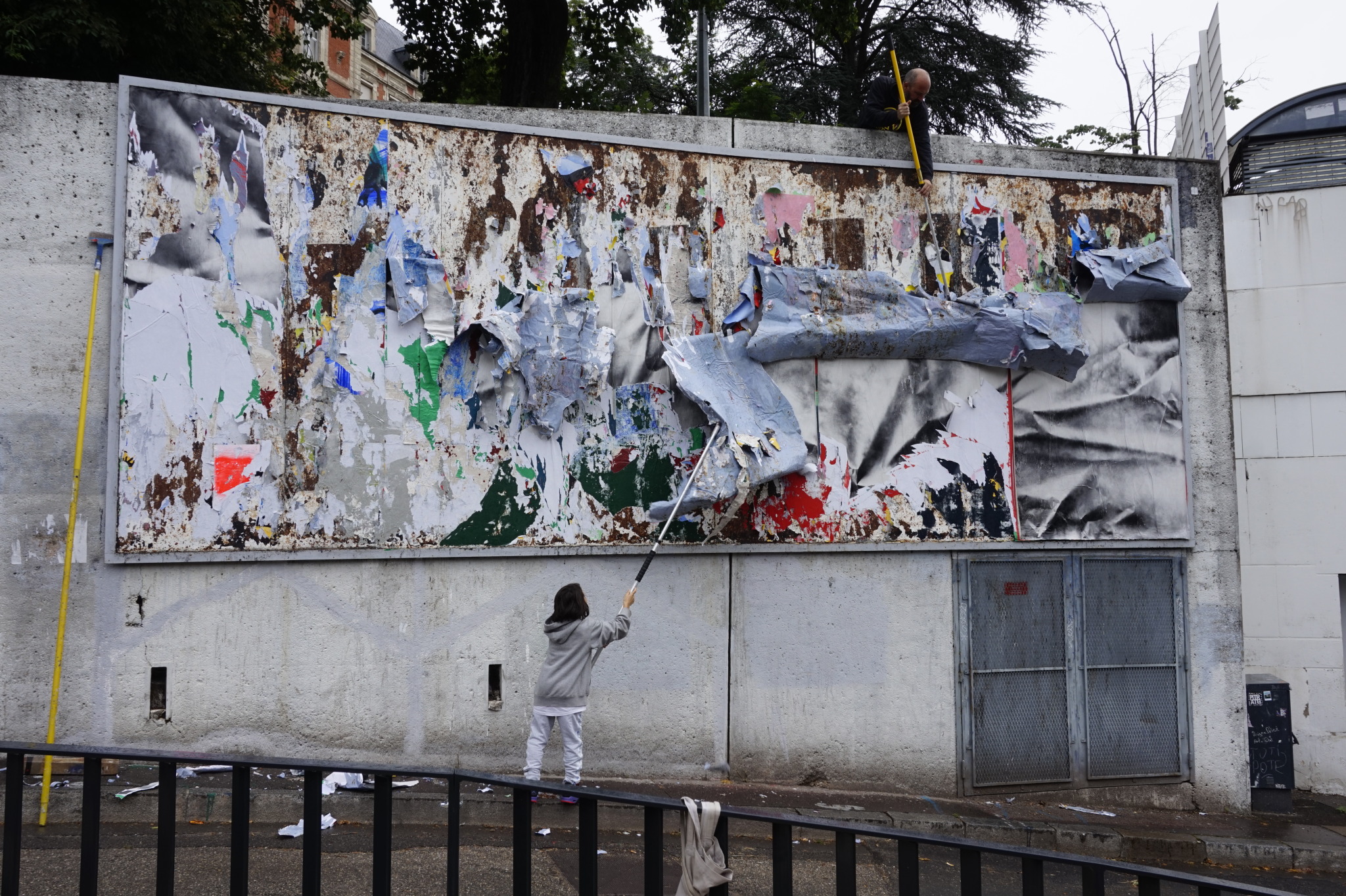 Collage de Inconnu, Juillet 2023 — M.U.R Saint-Étienne
