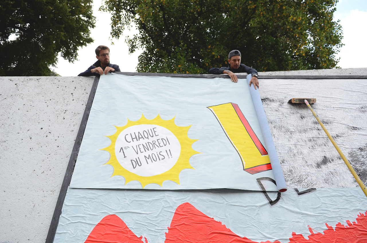 Collage de Rentrée, Septembre 2017 — M.U.R Saint-Étienne