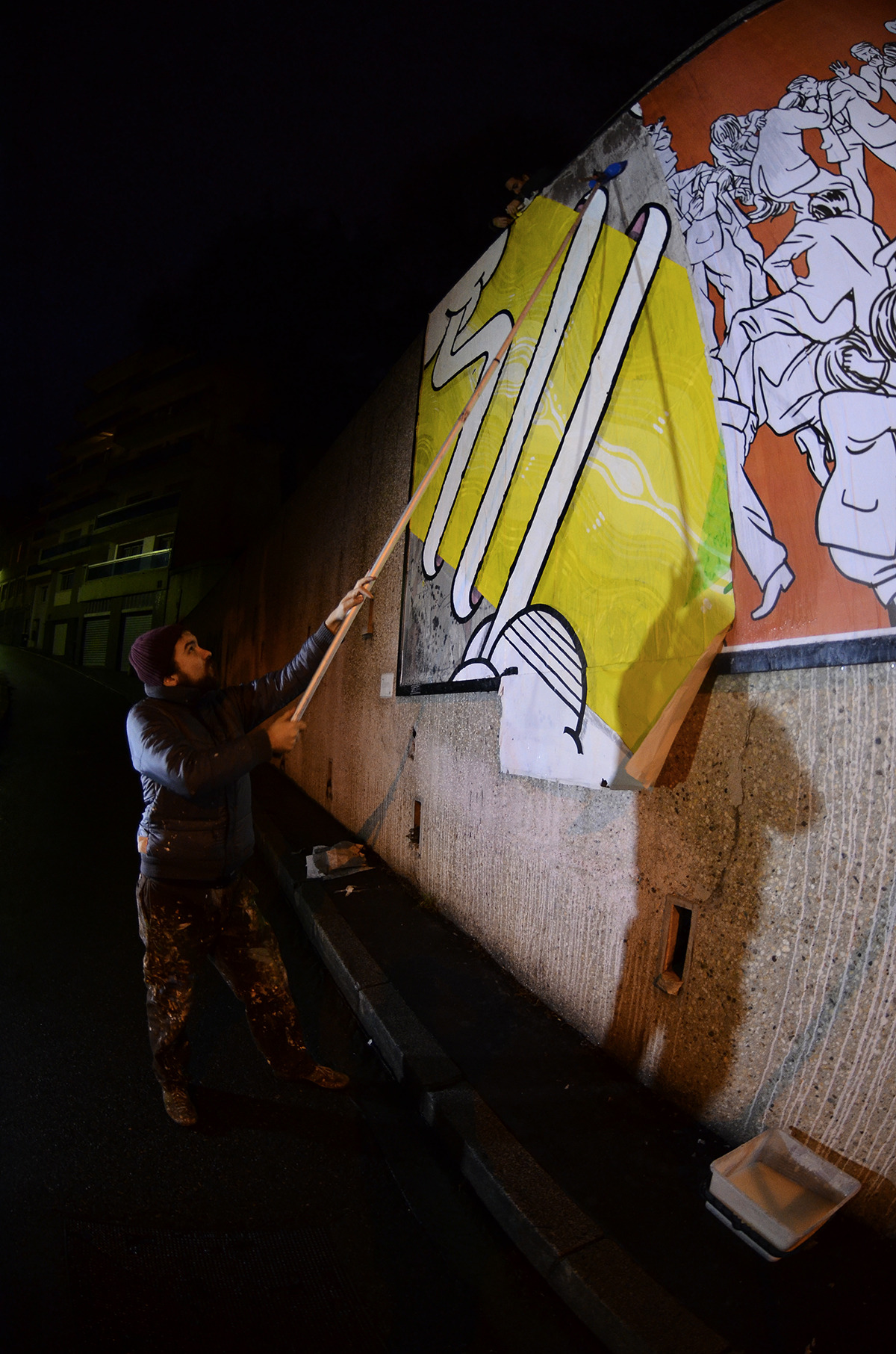 Collage de Peok, Janvier 2014 — M.U.R Saint-Étienne