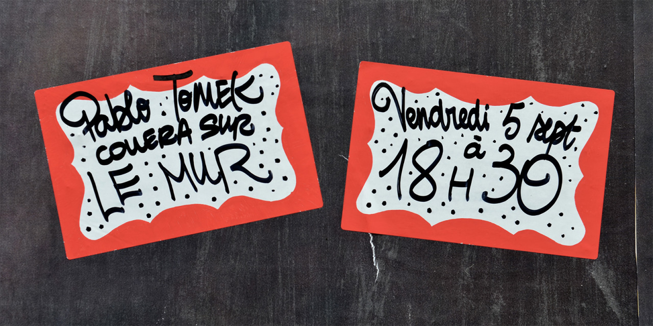 Collage de Inconnu, Août 2014 — M.U.R Saint-Étienne