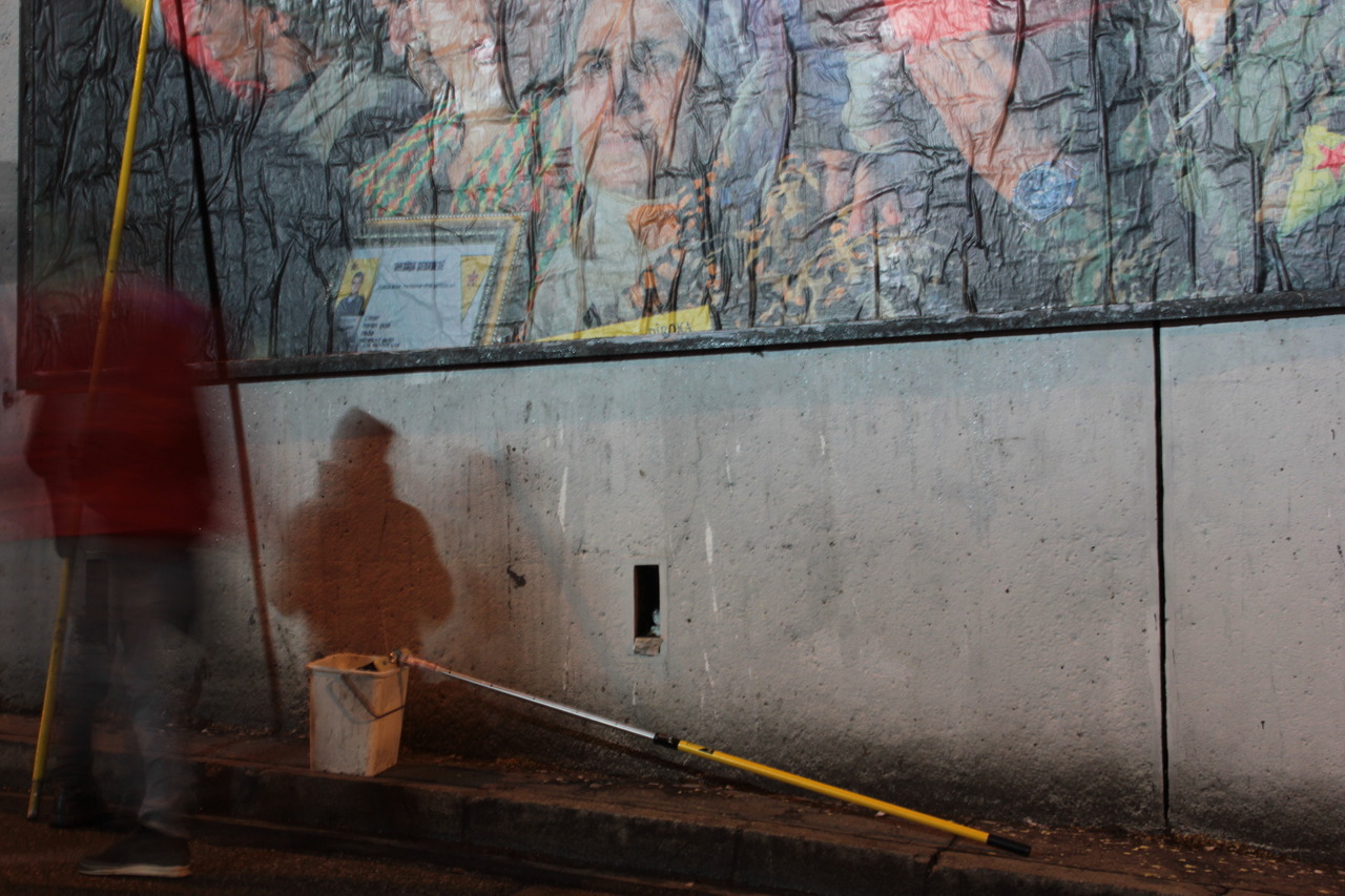 Collage de JUST de Berlin, Février 2019 — M.U.R Saint-Étienne