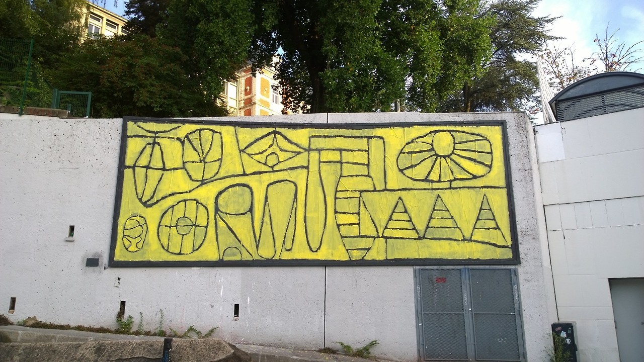 Collage de Totipote, Août 2017 — M.U.R Saint-Étienne