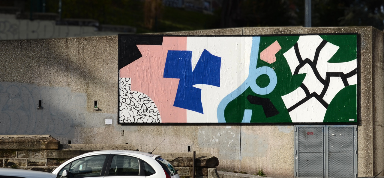 Collage de Inconnu, Décembre 2015 — M.U.R Saint-Étienne
