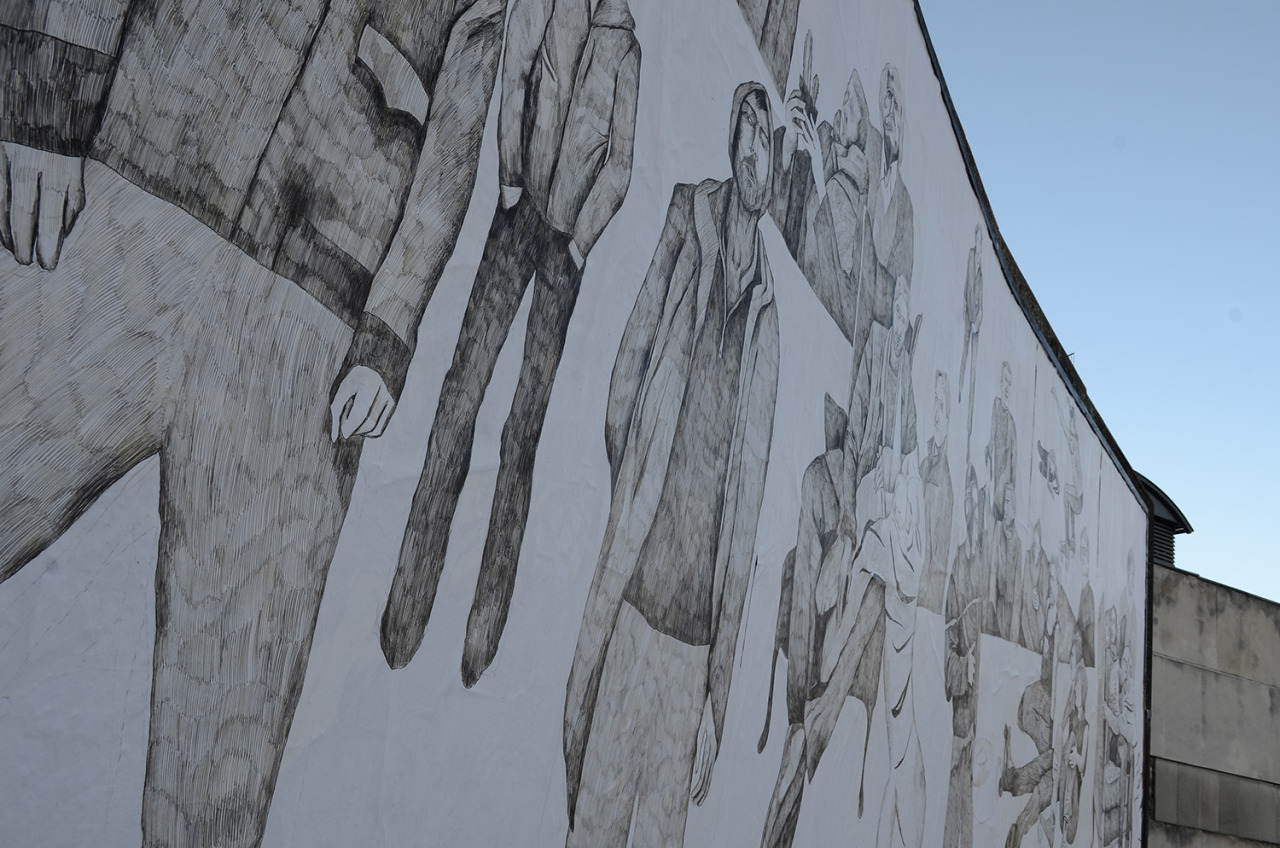 Collage de Laure Françoise, Janvier 2015 — M.U.R Saint-Étienne