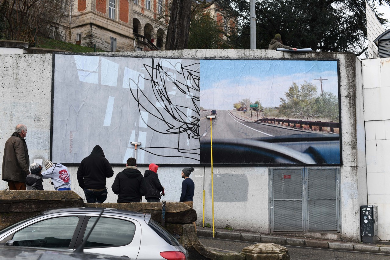 Collage « Forgive ( or not) » de Camille Ayme, Mars 2020 — M.U.R Saint-Étienne