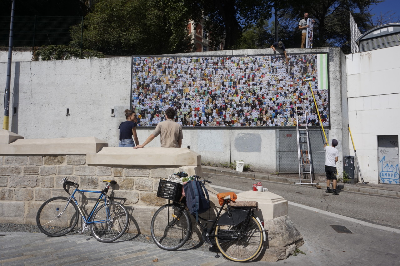 Collage « Eid prayers » de Inconnu, Septembre 2022 — M.U.R Saint-Étienne