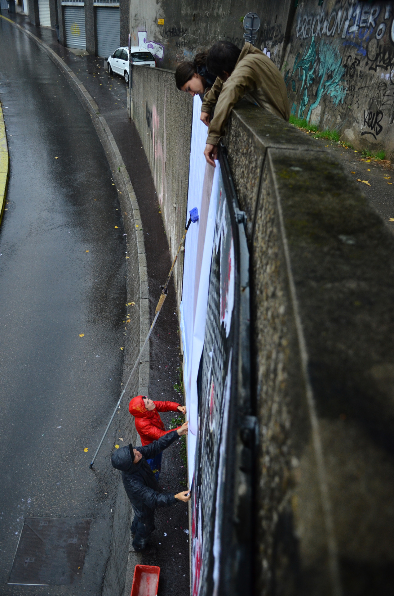 Collage de Inconnu, Octobre 2013 — M.U.R Saint-Étienne