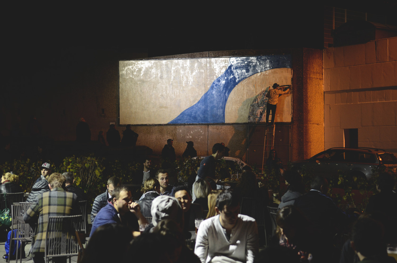 Collage de Inconnu, Novembre 2015 — M.U.R Saint-Étienne
