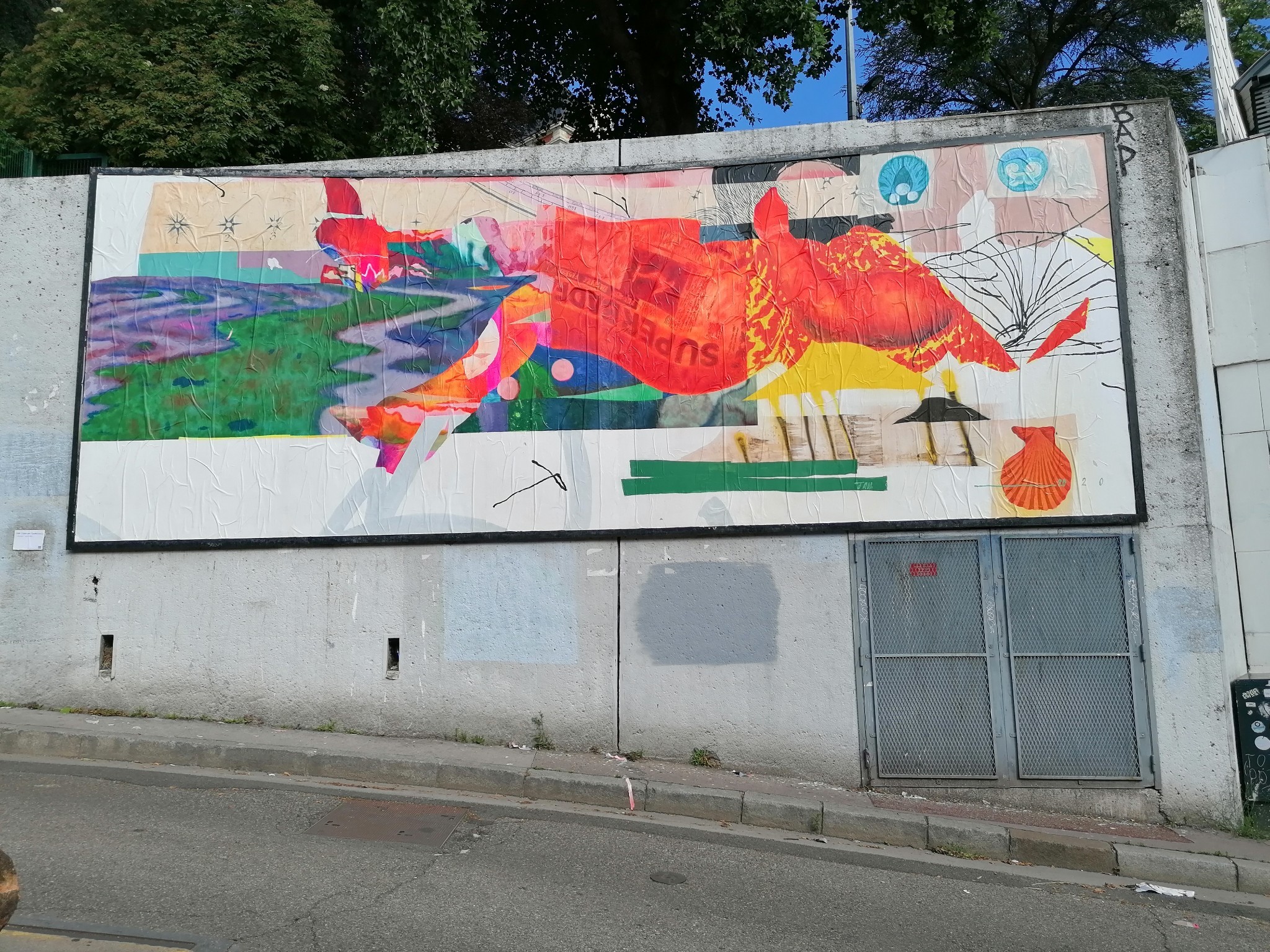Collage de Jaw, Juin 2020 — M.U.R Saint-Étienne