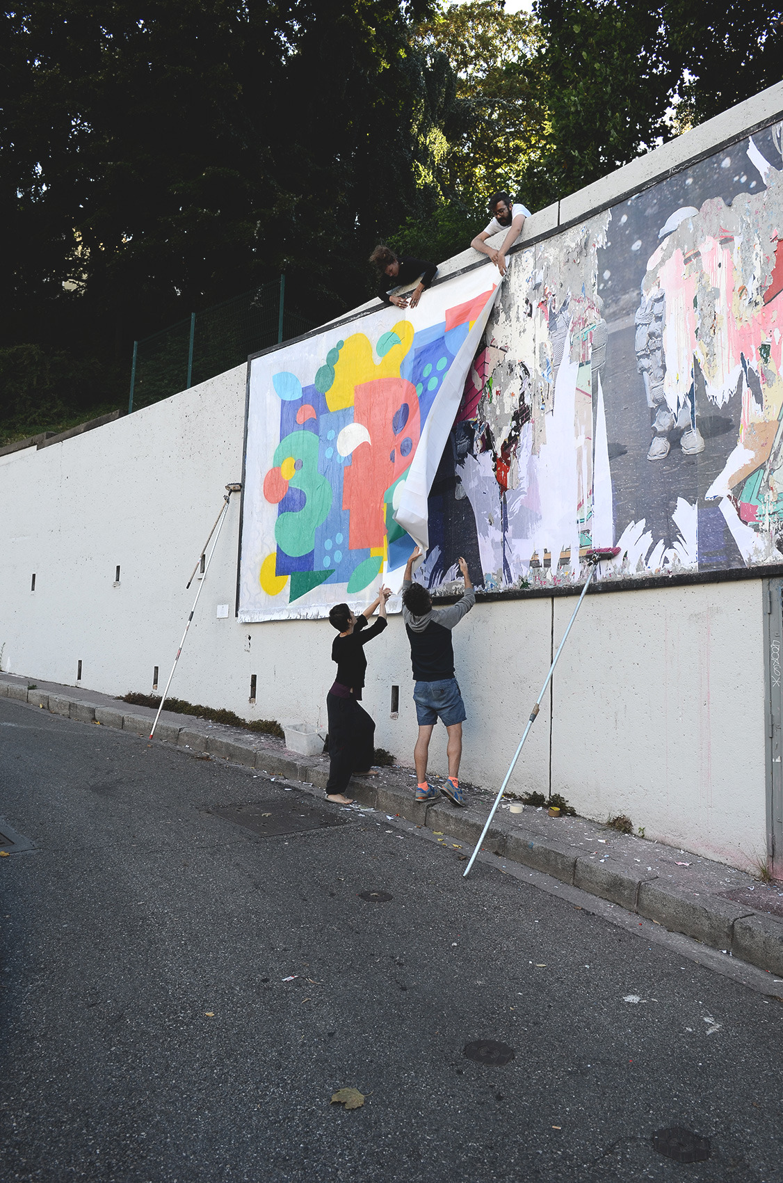 Collage de Poter, Août 2016 — M.U.R Saint-Étienne