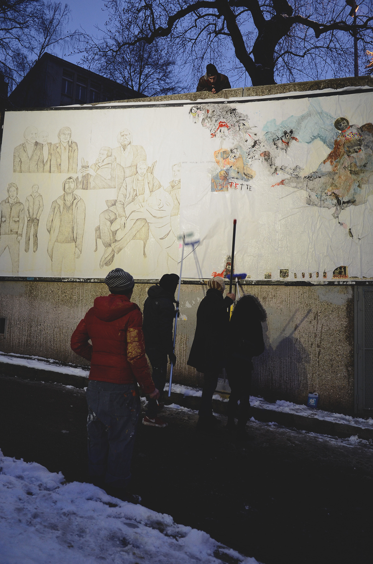 Collage de Juliette Zanon, Février 2015 — M.U.R Saint-Étienne