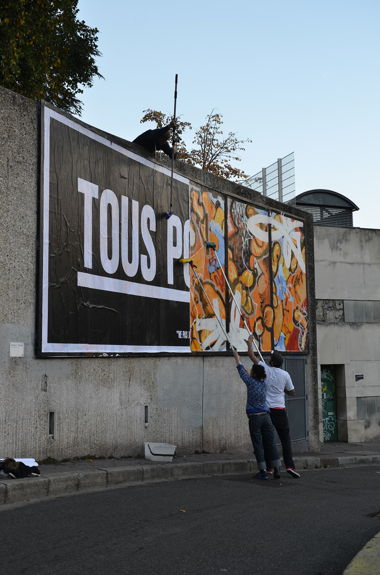 Collage de Sean Hart, Octobre 2014 — M.U.R Saint-Étienne