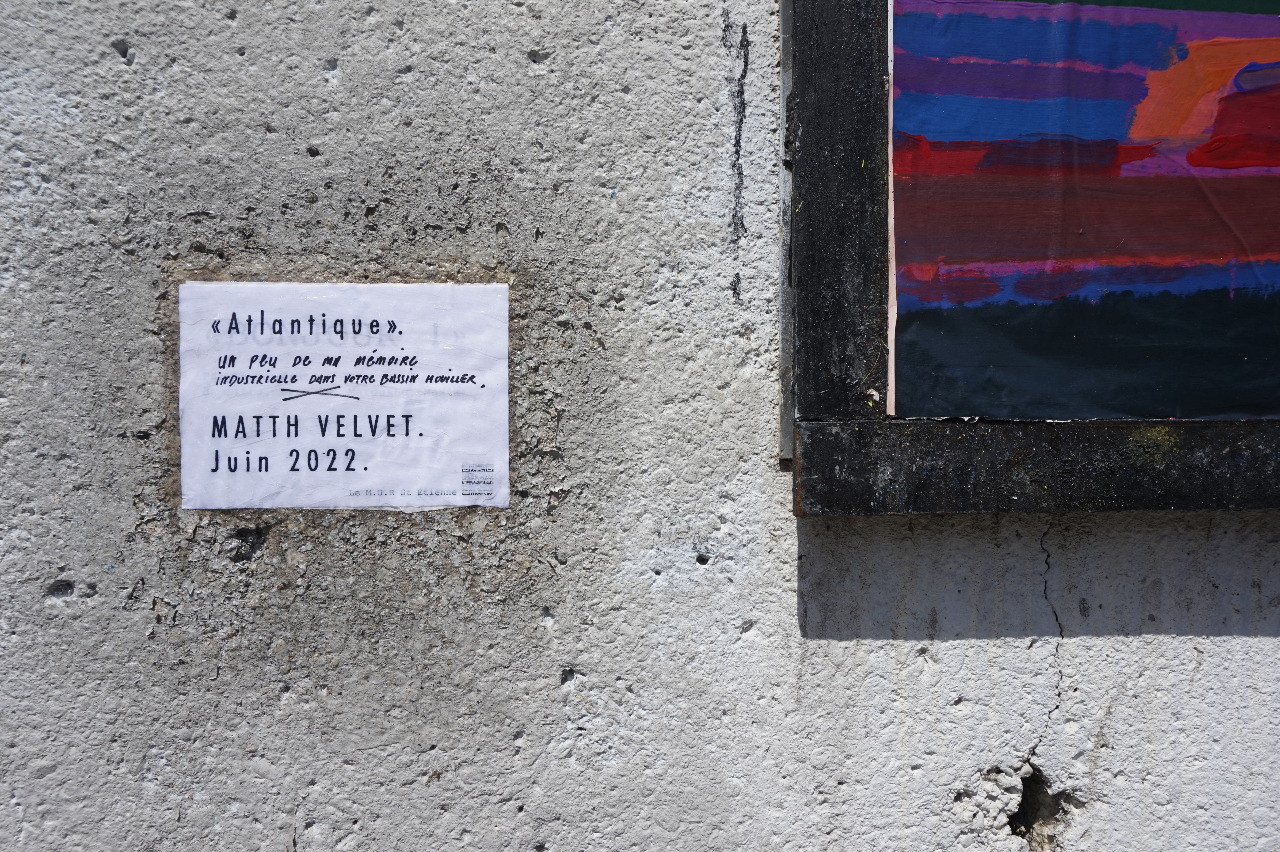 Collage de Matth Velvet, Juin 2022 — M.U.R Saint-Étienne