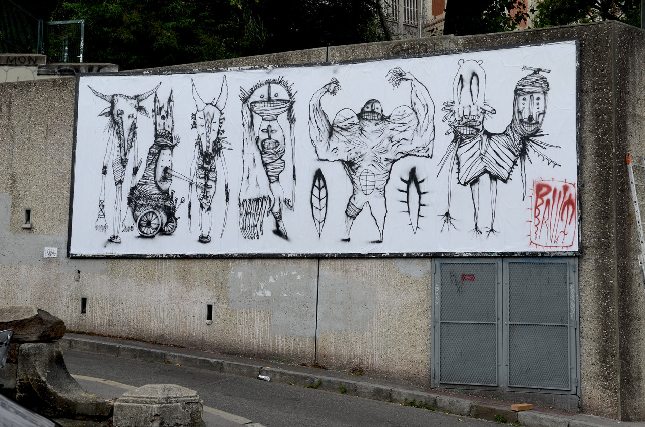 Collage de Inconnu, Juillet 2015 — M.U.R Saint-Étienne