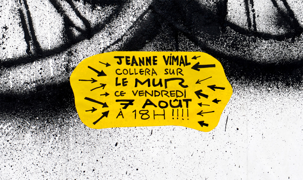 Collage de Inconnu, Août 2015 — M.U.R Saint-Étienne