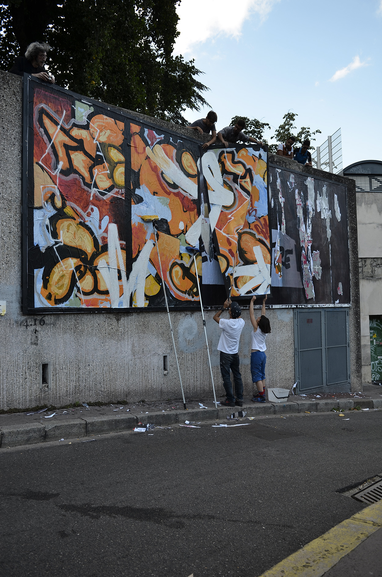 Collage de Pablo Tomek, Septembre 2014 — M.U.R Saint-Étienne