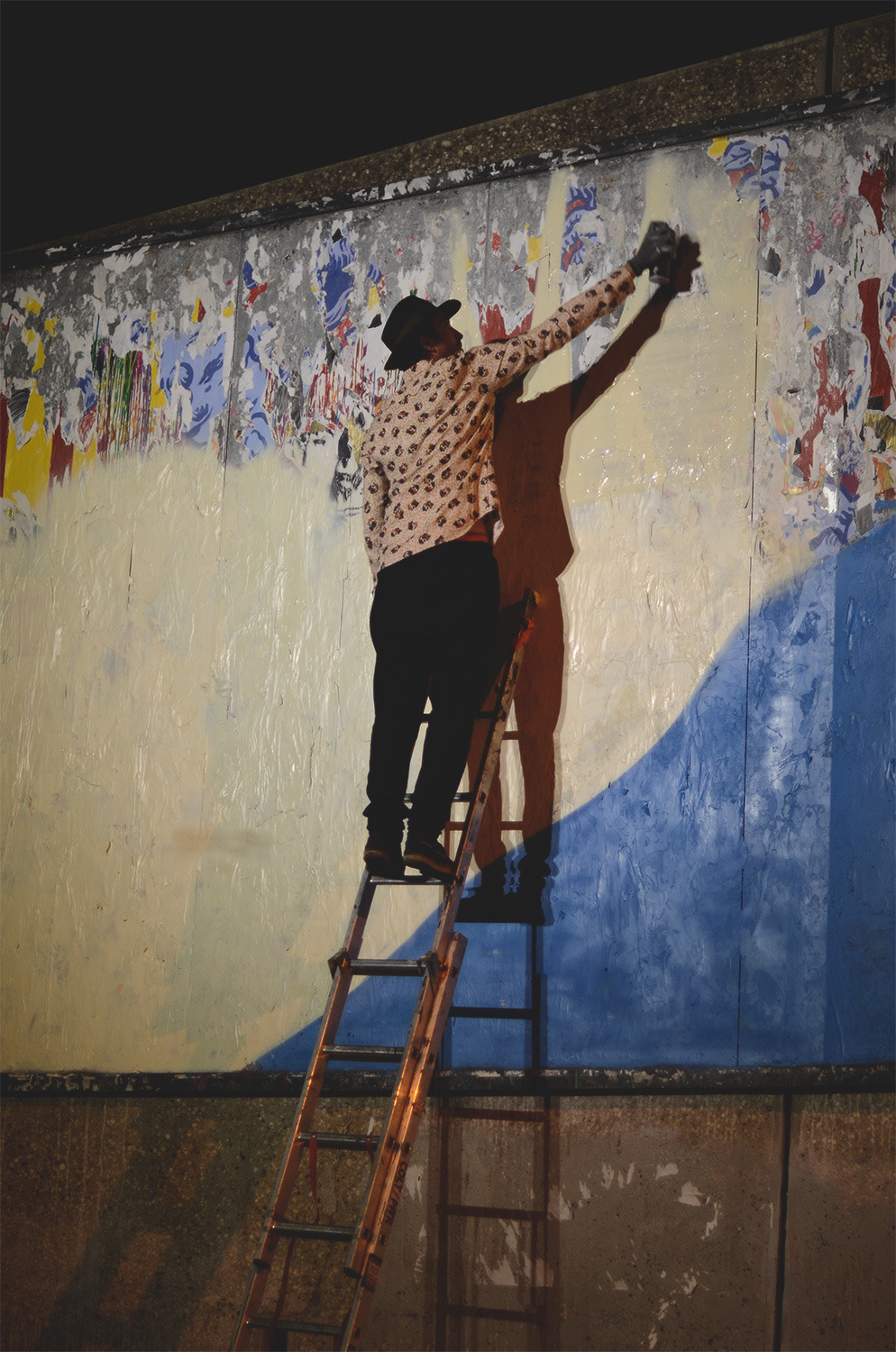 Collage de Inconnu, Novembre 2015 — M.U.R Saint-Étienne