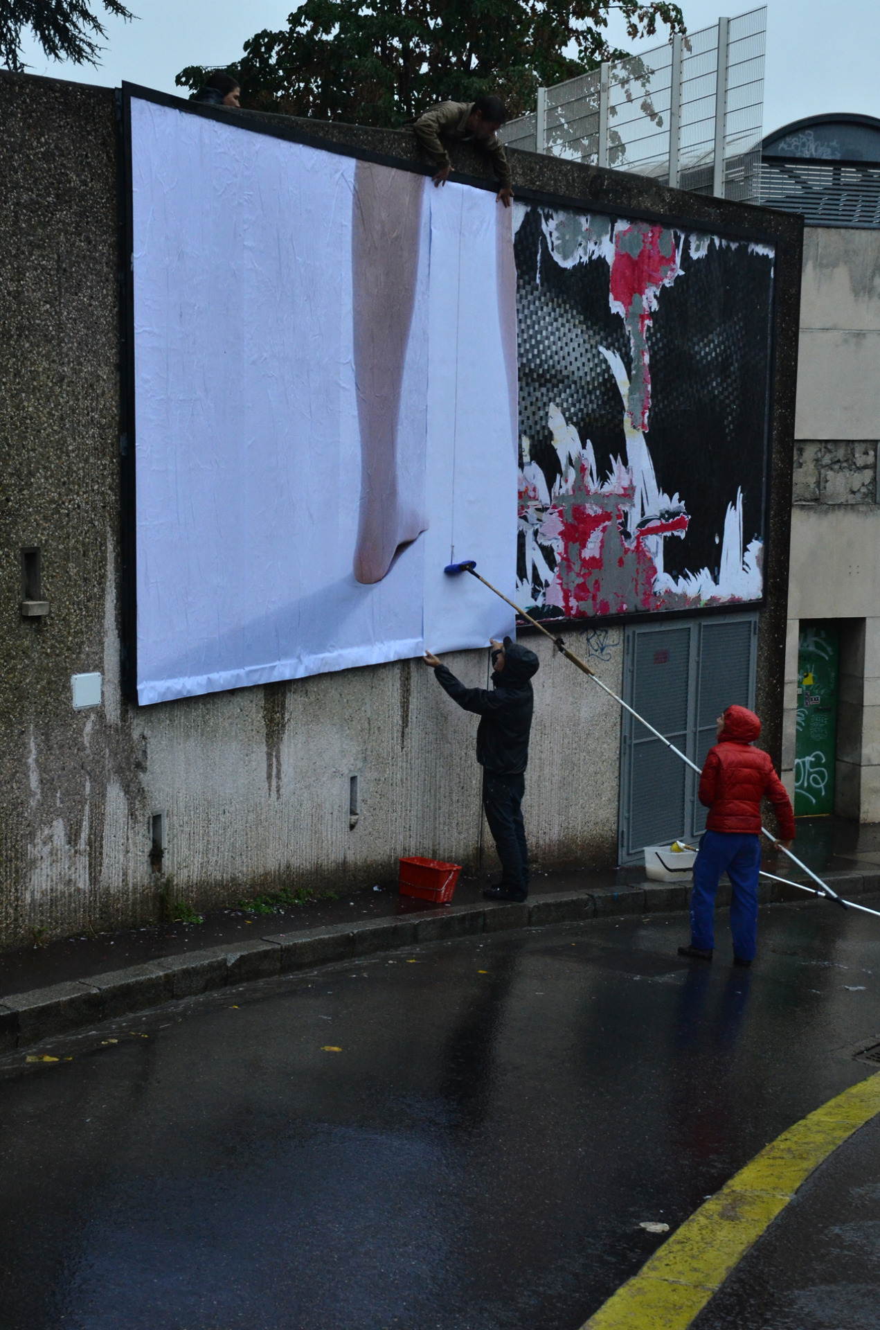 Collage de Inconnu, Octobre 2013 — M.U.R Saint-Étienne