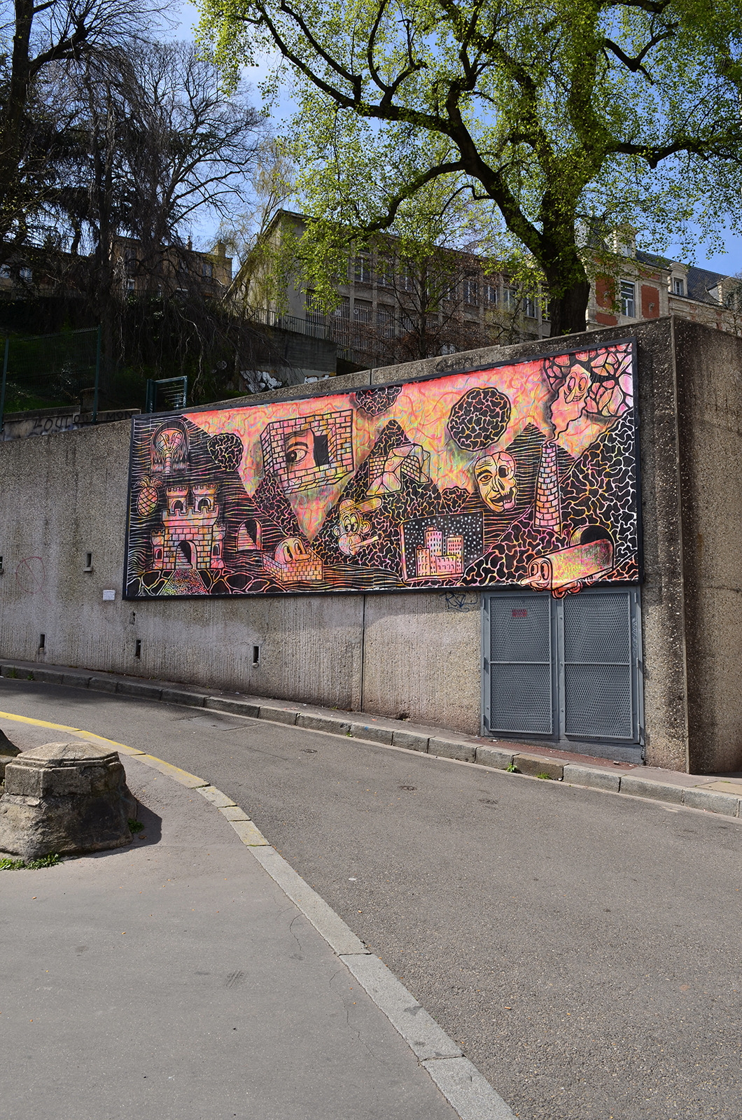Collage de Totipote, Avril 2014 — M.U.R Saint-Étienne