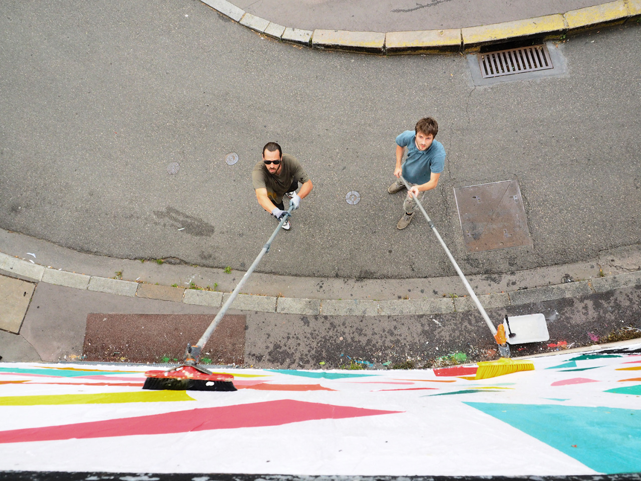 Collage de Lek, Sowat, Juin 2015 — M.U.R Saint-Étienne