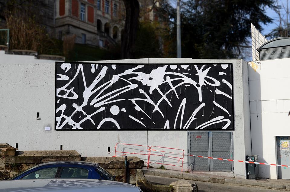 Collage de Inconnu, Décembre 2016 — M.U.R Saint-Étienne