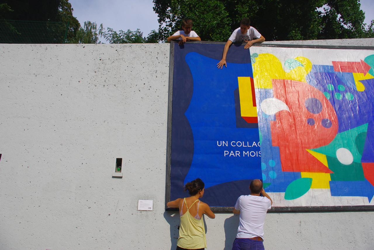 Collage de Inconnu, Août 2016 — M.U.R Saint-Étienne