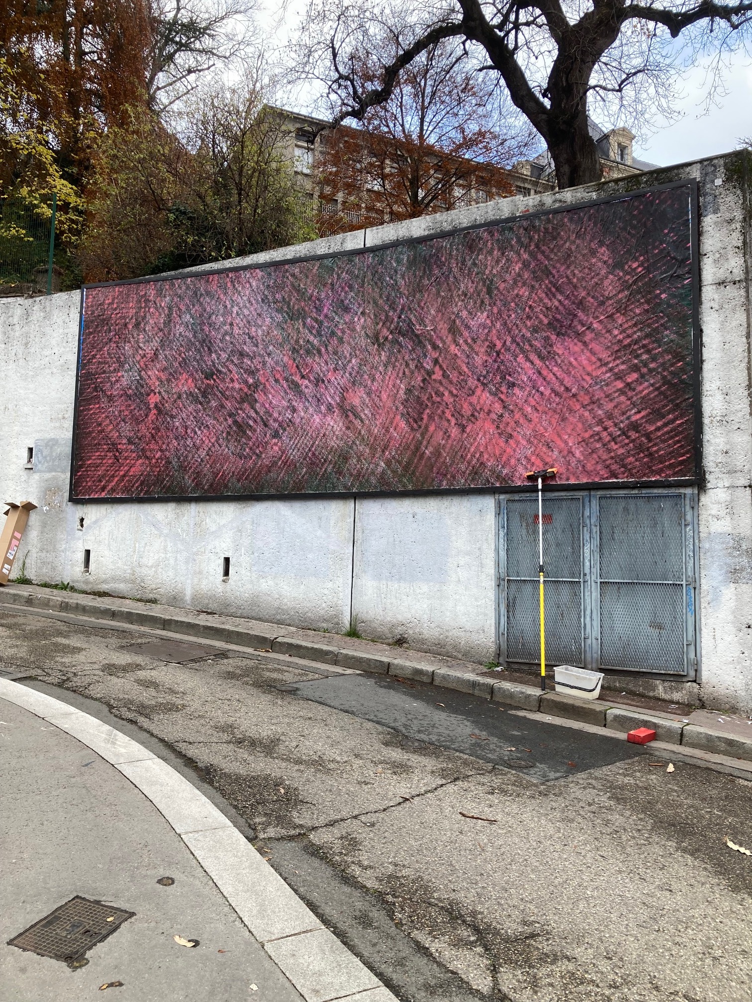 Collage de Inconnu, Décembre 2024 — M.U.R Saint-Étienne