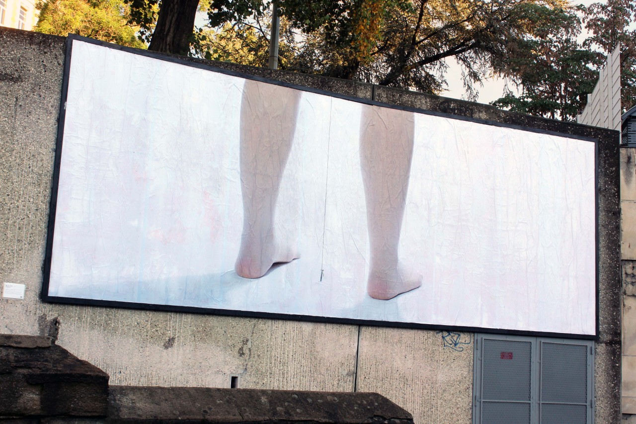 Collage de 2013 Hesse, Romier, White Star, Octobre 2013 — M.U.R Saint-Étienne