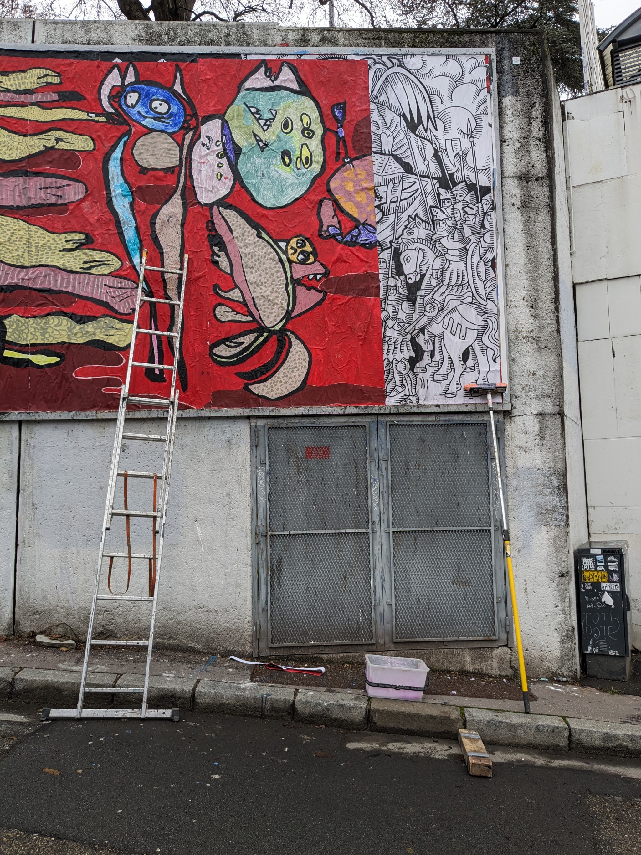 Collage de Le Mur des Enfants, Décembre 2023 — M.U.R Saint-Étienne
