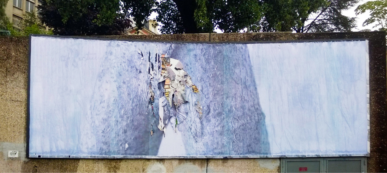 Collage de Inconnu, Juillet 2014 — M.U.R Saint-Étienne