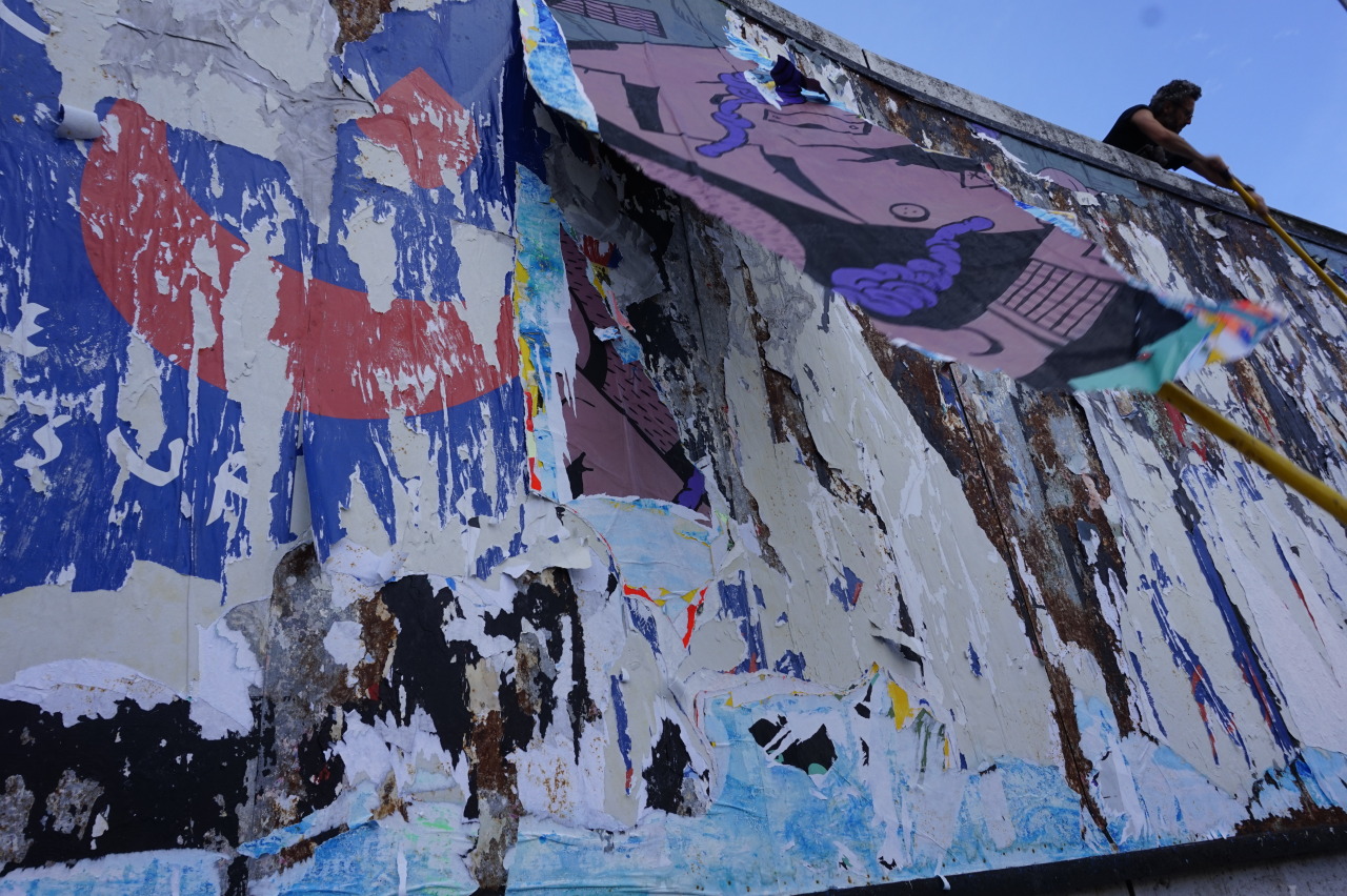 Collage de Inconnu, Août 2021 — M.U.R Saint-Étienne