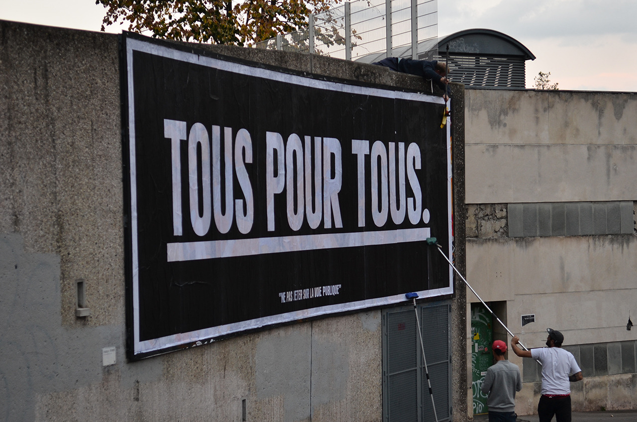 Collage de Sean Hart, Octobre 2014 — M.U.R Saint-Étienne