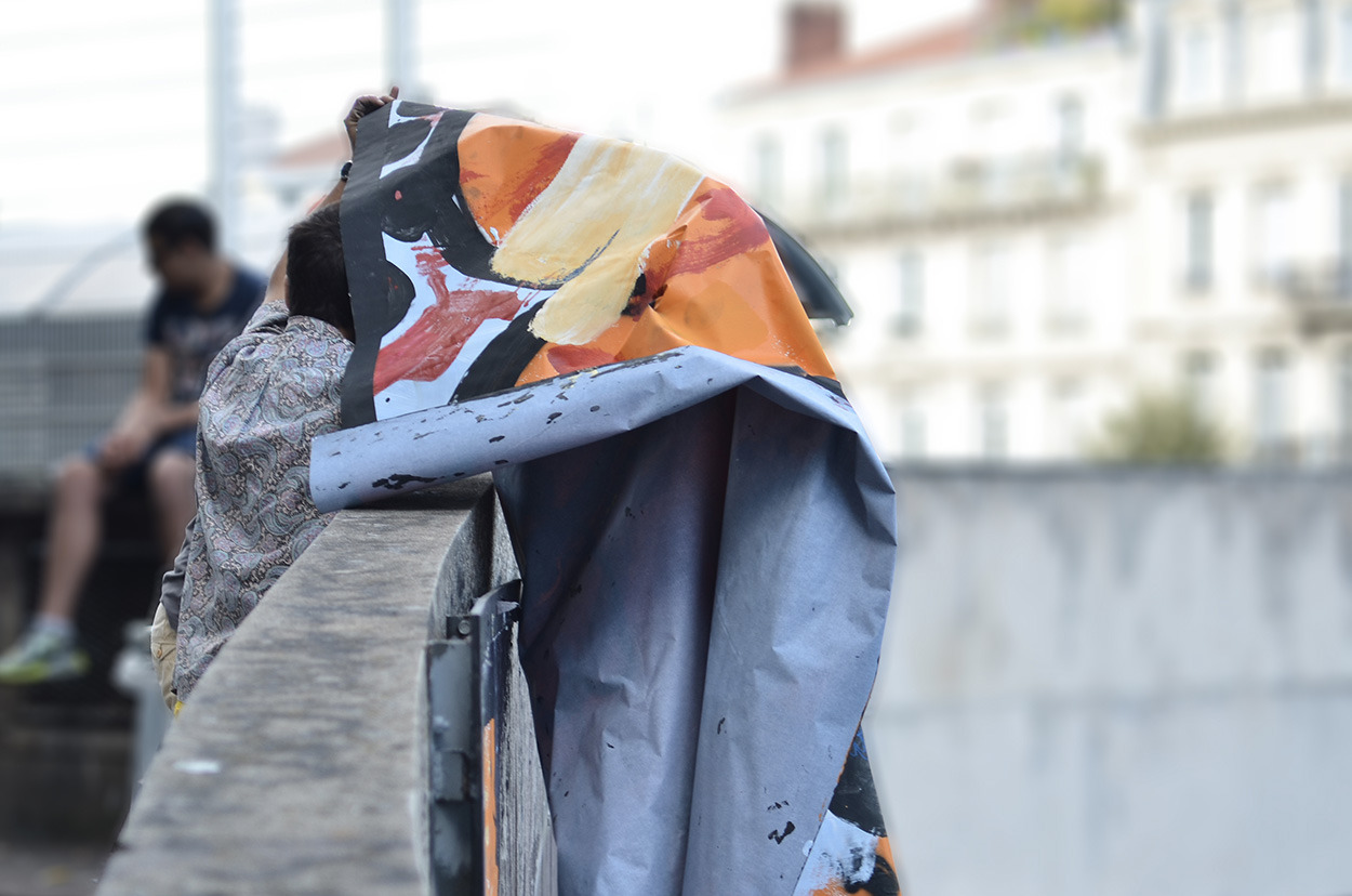 Collage de Pablo Tomek, Septembre 2014 — M.U.R Saint-Étienne