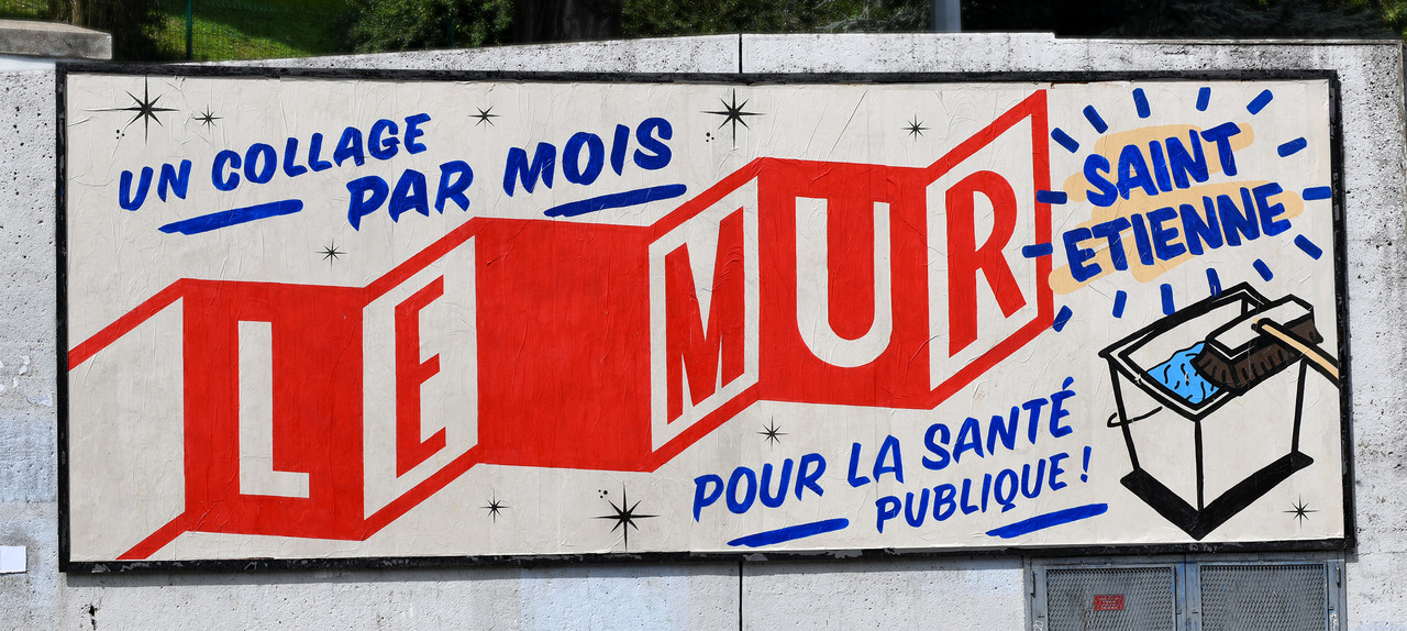 Collage de Inconnu, Septembre 2019 — M.U.R Saint-Étienne