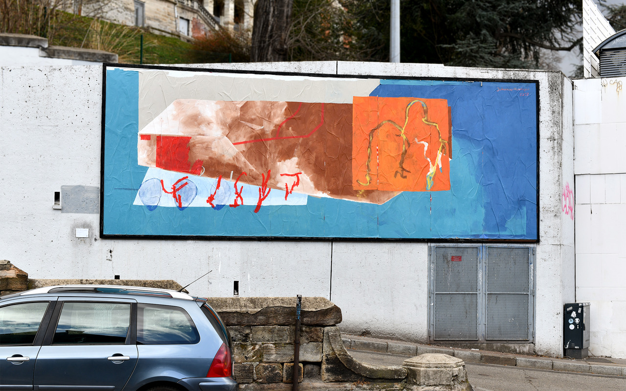 Collage « Untitle » de Johannes Mundinger, Mars 2019 — M.U.R Saint-Étienne